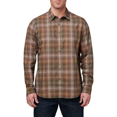 5.11 Men's Igor Long Sleeve Work Shirt - Crocodile Plaid XL