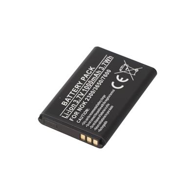 AccuCell Akku passend für Nokia 2300, 3650, 7600, Li-Ion, 3,7V, 1000mAh, 3,7Wh Image
