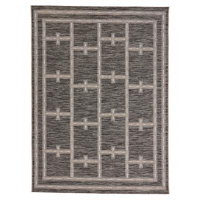 Collins Indoor/Outdoor Rug - Gray, 2' x 3'11