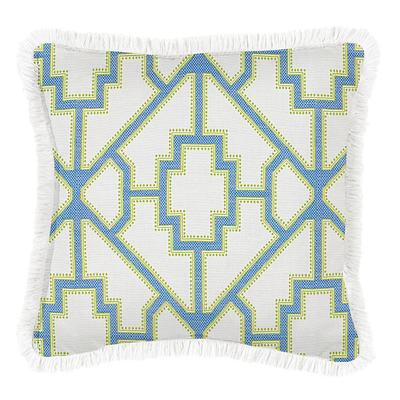 Gatewood InsideOut Fringed Outdoor Pillow - 16