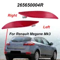 Per Renault Megane Mk3 Paraurti posteriore Riflettore luminoso di segnalazione Strisce riflettenti per auto sinistra destra 265650004 R, 3805 Sinistra/Destra