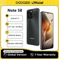Versione globale DOOGEE Note 58 Smartphone Android 15 8 GB di RAM + 128 GB di ROM 6,75 "HD + 90 Hz Schermo IPS 6250 mAh Batteria grande NFC