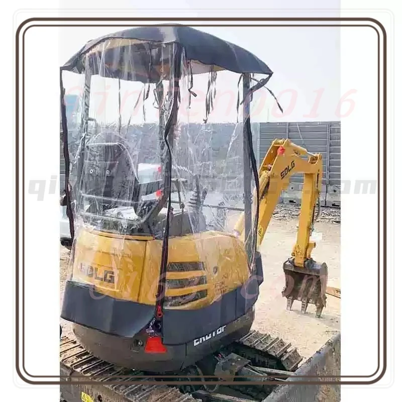 Bagger-Regenmantel für Minibagger, Regenschutz für 1 Tonne 1,2 Tonnen Minibagger, Bagger Image