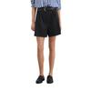 Shorts MARC O'POLO "aus Polyester-Schurwolle-Mix", Damen, Gr. 44, Normalgrößen, blau (deep night blau), Obermaterial: 59% Polyester, 21% Schurwolle, 18% Viskose, 2% Elasthan, unifarben, casual, regular fit kurz, Hosen