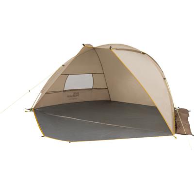 Kuppelzelt JACK WOLFSKIN "BEACH SHELTER III", beige (weiß, pepper), Zelte