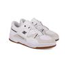 Sneaker DC SHOES "Construct", Gr. 7,5(40), weiß, weiß, grün, 54.6% Leder, 20.9% Synthetikmaterial, 25.5% Polyester, Schuhe