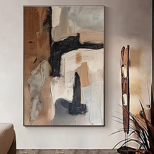 handgefertigte Ölgemälde Leinwand Wandkunst Dekoration moderne abstrakte für Zuhause Wohnzimmer Dekor gerollt rahmenlose ungedehnte Malerei Image