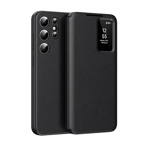 Handy Hülle Handyhüllen Für Samsung Galaxy S26 Ultra Plus S25 S24 S23 Ultra Plus S22 Plus Ultra Flip-Cover Kartenfach Stoßfest Retro PC PU-Leder Image