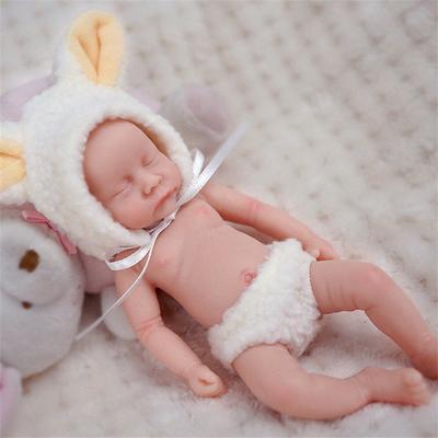 Twin Miniature Lifelike Reborn Baby Dolls Handcrafted Silicone Surprise Accessories Included for Children Ages 3-6 Years - Realistic Newborn Baby Doll Set