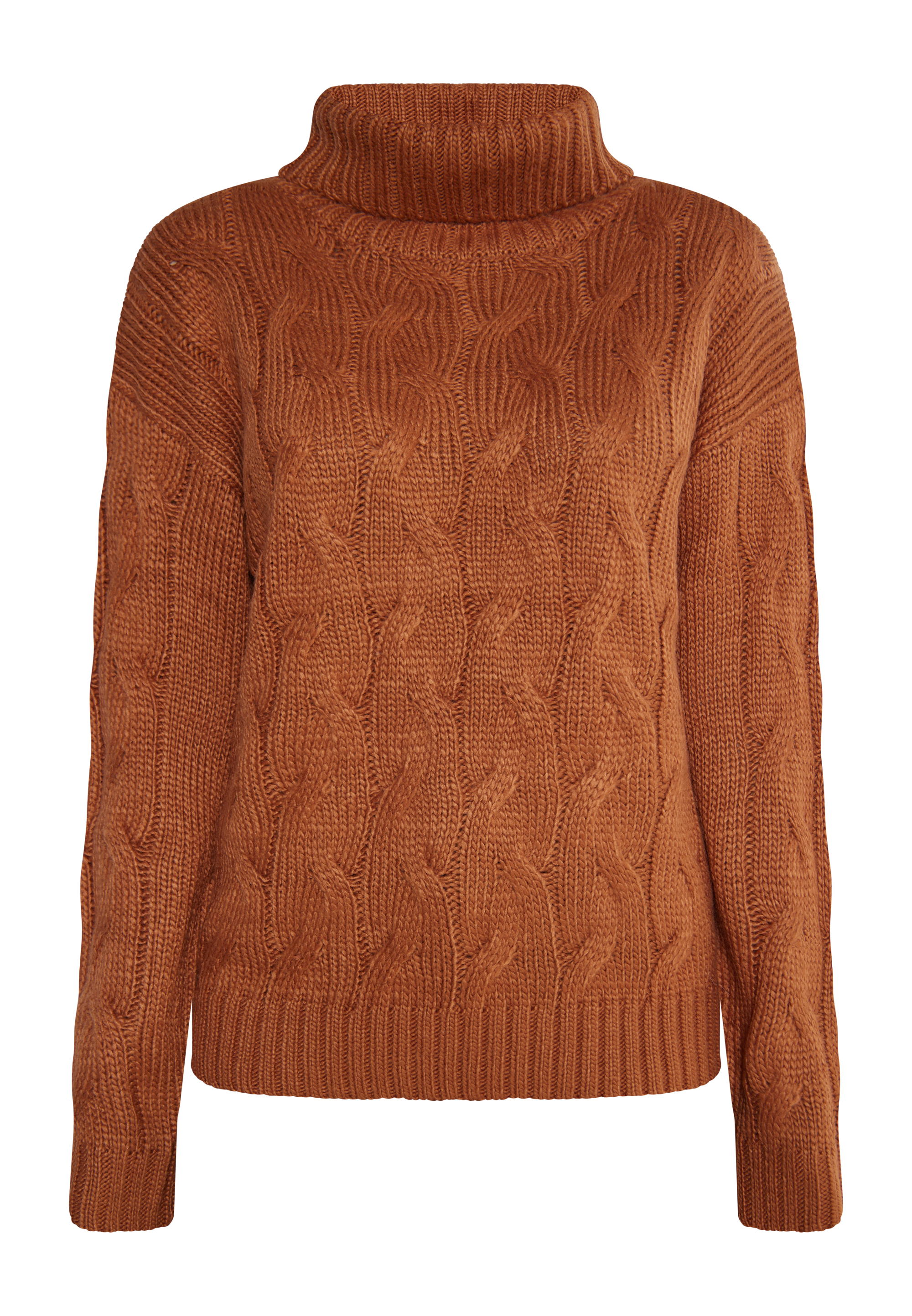 Mymo Strickpullover Damen hellbraun Image