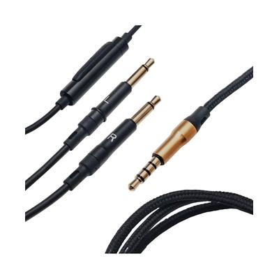 Meze Audio Mono 3.5mm 99 Series Gold Standard Headphone Cable with Microphone - 3.9 ft. - Gold