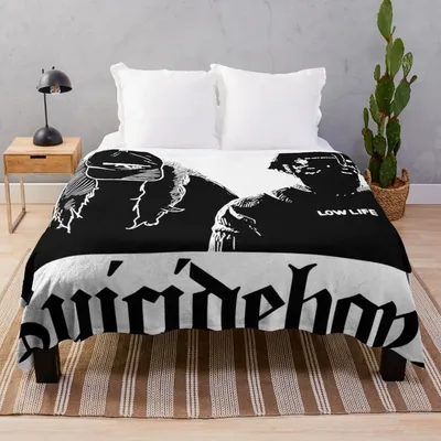 SuicideboyS Art Outlines Throw Blanket Double blanket fluffy soft blankets decorative blanket sofas