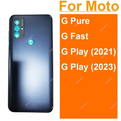 Back Cover Rear Door Housing Case For Motorola MOTO G Pure G Fast G Play 2021 2023 XT-2163-4 Back