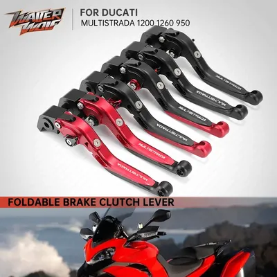 For Ducati Multistrada 1200 1260 950 Brake Clutch Lever Adjustable Foldable Extendable Levers 1200S