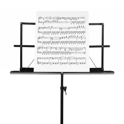 Foldable Music Stand Durable Iron Simple Reading Stand Desktop Tablet Holder Sheet Music Rack