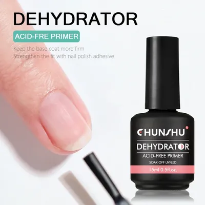 CHUNSHU 15ML Dehydrator Primer No Need UV LED Lamp Fast Air Dry Strong Base Coat Semi Permanent UV