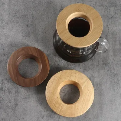 Coffee Filter Stand Durable Wood for Origami Coffee Filter Cup Holder Pour Over Filter Stand Cone