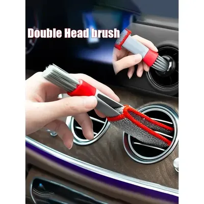 Car Air-Conditioner Outlet Cleaning Tool Car Interior Air Vent Dashboard Blinds Keyboard Dust