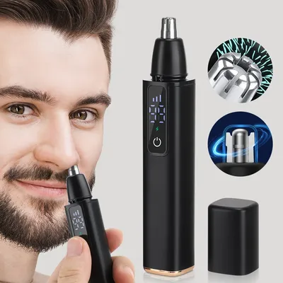 Electric Nose Hair Trimmer For Men Women High Speed Motor Hair Remover Lips Eyebrows Razor R Type