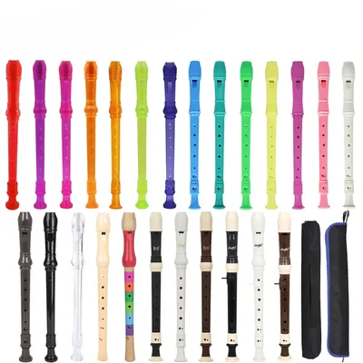 8-Hole Flute Set Harp Vertical Flute Beginners Professional Practice Recorders Wooden ABS Flute Orff