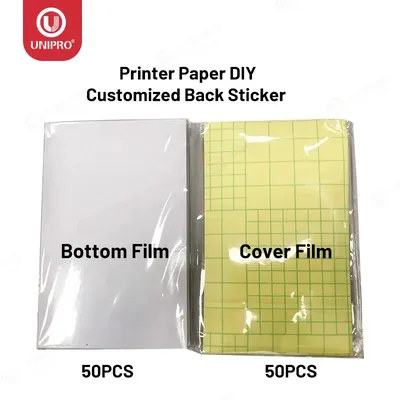Back Film Mobile Sheet DIY Customize Picture Printing Tablet Print Back Cover Skin Sticker for