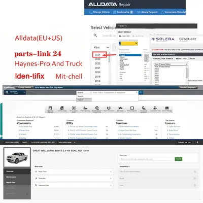 Alldata 2025 Auto-data Full Version Online Software for Mit-chel Iden-tifix Workshop Repair