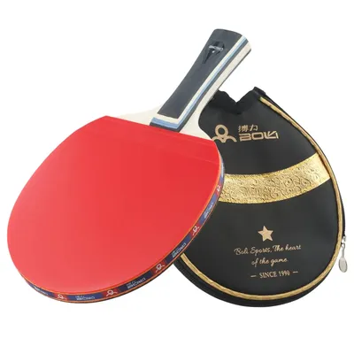 Table Tennis Racket 7 Ply Wood For PingPong Bat Paddle Long Handle Professional PingPong Racket