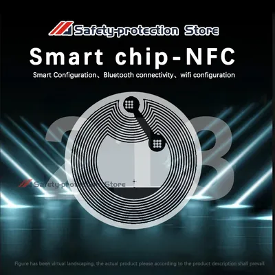 50pcs】 nfc stickers, nfc tags, usable phone, iso144443a, 13.56MHz, ntag213 114 bytes
