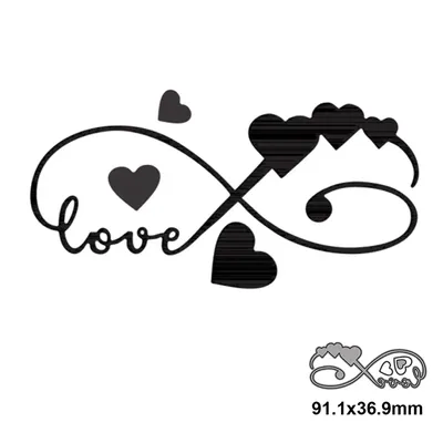 Metal cutting die cut mold handmade DIY to express love for scrapbooking paper photo album craft