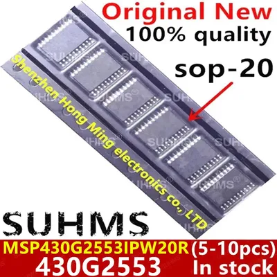 (5-10piece)100% New MSP430G2553IPW20R MSP430G2553IPW20 MSP430G2553 430G2553 TSSOP-20 Chipset