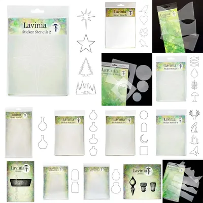 Stencils Mini Hill Masks Pattern Graffiti Drawing Tool Spray Painting Template DIY Window