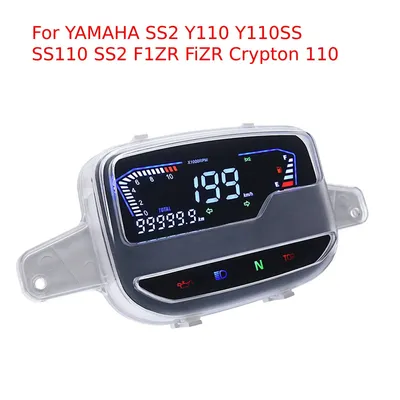 Digital Motorcycle Speedometer Tachometer Digital Guage Instrument Modification Easy to Install