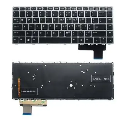 NEW US Laptop keyboard FOR HP EliteBook Folio 9470 9470M 9480 9480m with backlit with point