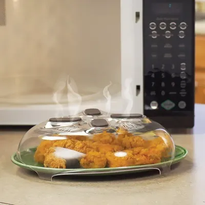 1/2pcs Splash Proof Food Cover, Oil Proof Microwave Oven Heating Special Cover,Suitable For