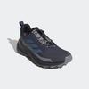 Wanderschuh ADIDAS TERREX "TERREX TRAILMAKER 2 GORE-TEX SPEED LACE", Gr. 45, shadow navy, wonder steel, grau three, Textil, Synthetik, sportlich, Schuhe, wasserdicht