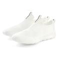 Sneaker JOHN DEVIN, Herren, Gr. 40, weiß, Obermaterial: 80% Textilmaterial, 20% Lederimitat. Futter: 100% Textilmaterial. Decksohle: 100% Textilmaterial. Laufsohle: 100% Synthetik, unifarben, Mesh, casual, Schuhe, Slipper, Freizeitschuh, Sneaker mit...