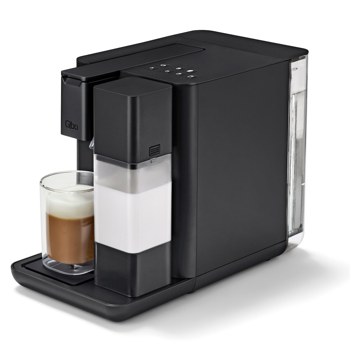 Tchibo Qbo MILK MASTER Premium Kapselmaschine mit Milchschaumfunktion, Velvet Black Image