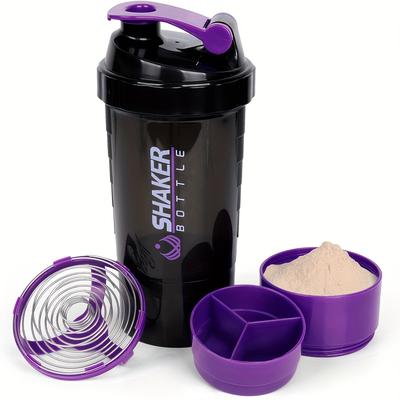 TEMU Portable Protein - Pp Material, Ideal For Gym & Enthusiasts, Shaking Cup,