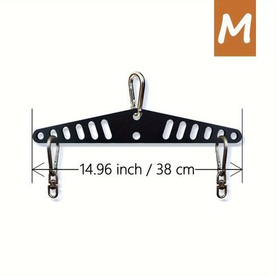 TEMU 1pc Lat Pull Down Bar, For Home Gym Fitness, For Pulley System Cable Machine, Fit For Double Or Single Exercise Handle