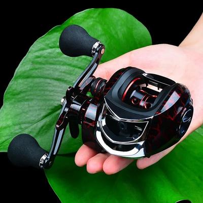 TEMU 18+1bb Baitcasting Reel With Dual , 22lb Max Drag, - Ideal For Carp & Bass Fishing