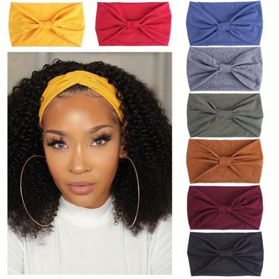 TEMU 8 Packs Wide Non-slip Women's Headband, Stretchy Headband, Ideal For Yoga, Fitness, Running, Women's Hair Accessories Hairband Decoration