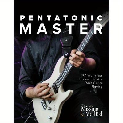 TEMU 1pc Pentatonic Master Guitar Book: 97 Essential Warm-ups For Skill Development, English Edition, Published By Missing Method, 2020-07-01