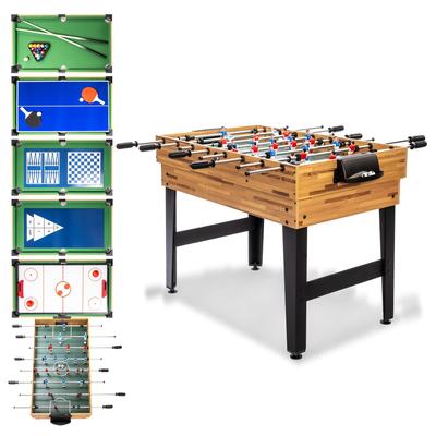 TEMU 2x4ft 13in 1 Table, Game Room, Combination Table For /hockey, Football, Billiards, Table Tennis, Sandball, Chess, , Backgammon, Ring Throwing