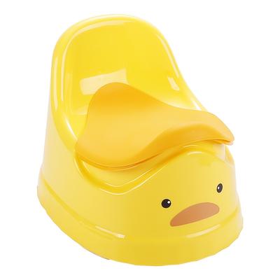 TEMU Potty Training Chair - Cute , Plastic Potty Seat For Boys And Girls, Easy To Clean, Sturdy And Comfortable Toilet Training Seat - Yellow