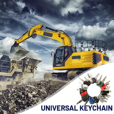 TEMU High- Key Set With Rings, Compatible With , Case, Cat, Bobcat, , , For , , Jcb, , For , , Hitachi, New , , Sumitimo, , Jlg, - Iron Construction, Keys