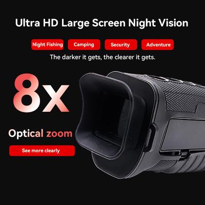 TEMU Xhj Night Binoculars With 32g Card - Outdoor Adventure All- - Hd Photography And Video, Digital , Rechargeable, Great For Hunting, Camping, Wildlife Watching And More!