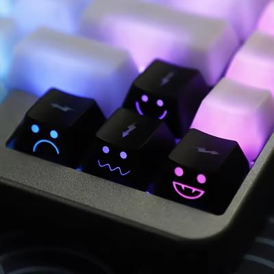 TEMU Backlit Keycap Set - Kecaps For Mechanical Keyboard, , R4 Keycaps, Translucent Backlight, Pc , Keycap, For Gaming Keyboard (4pk - Arrow Keys)