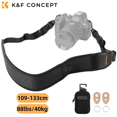 K&F Concept Camera Neck Strap Adjustable Neck Shoulder Camera Sling Strap For Nikon Canon Sony DSLR SLR Mirrorless Camera Rope