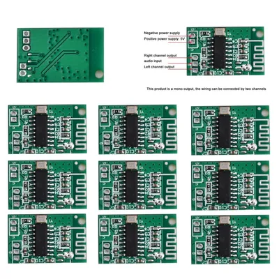 1/5/10PCS 5V 3W Bluetooth 5,0 audio modul Mono ausgang Bluetooth empfänger bord Digitale Audio verstärker Modul Image