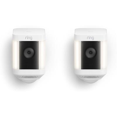 Ring Spotlight Cam Plus Battery 2-Pack- White